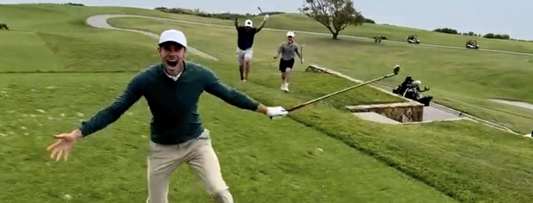 Gareth Bale hole-in-one