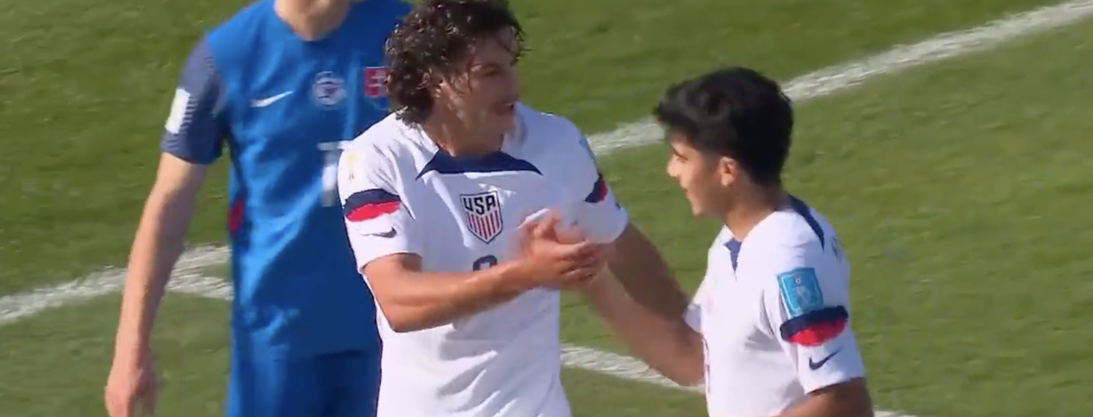 Cade Cowell vs Slovakia