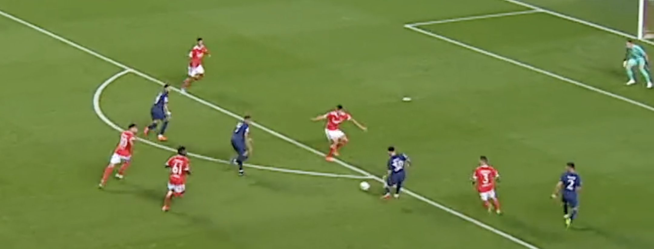 Messi goal vs Benfica