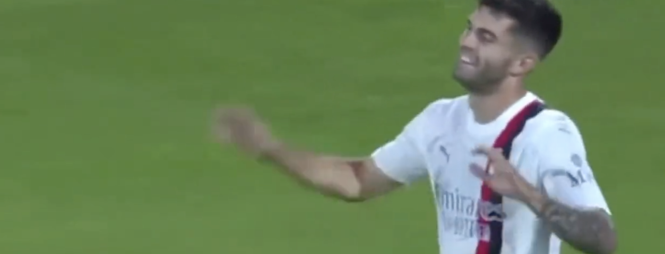 Pulisic first AC Milan goal