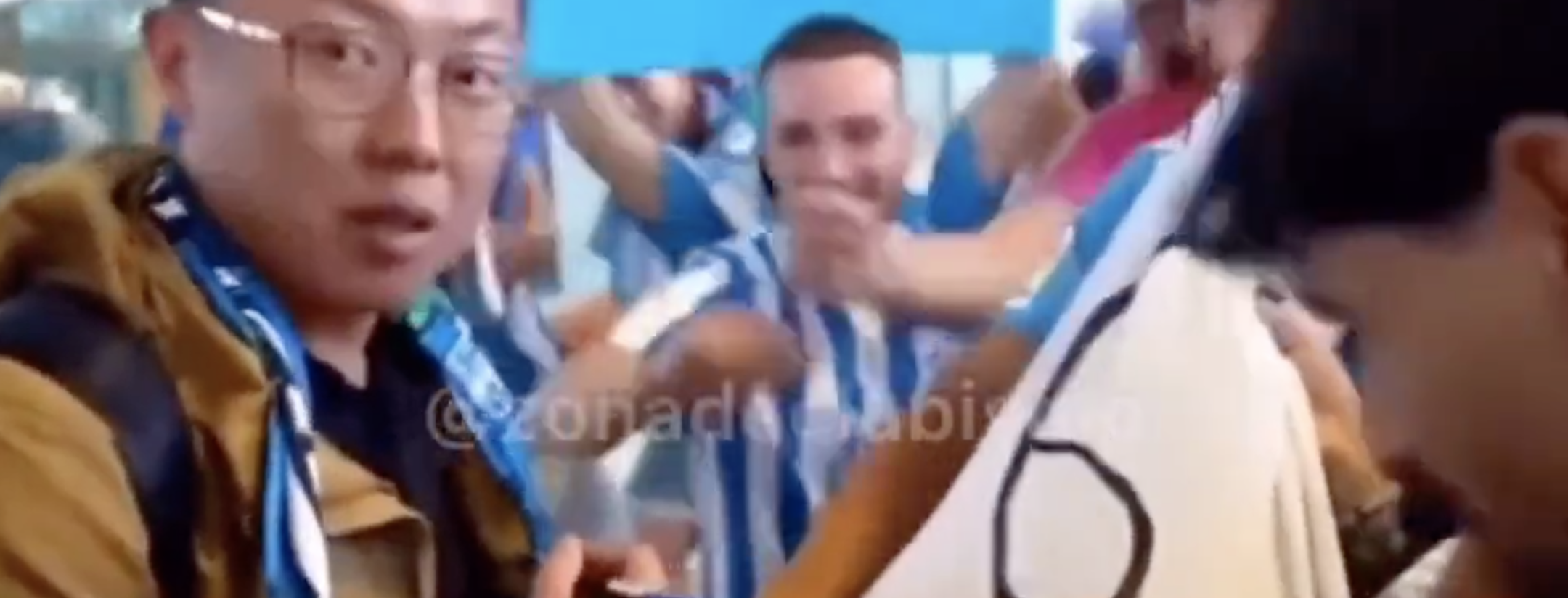 Málaga fans at airport pretend traveler is their new signing