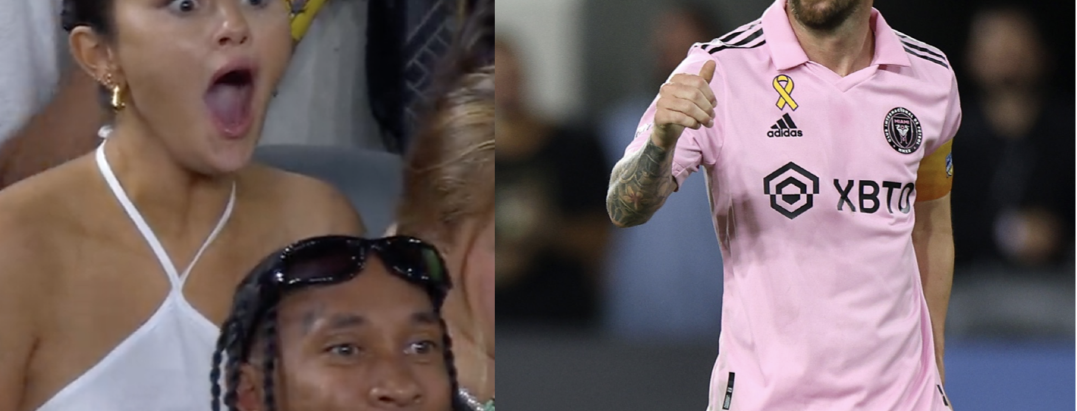 Celebrities react to Messi