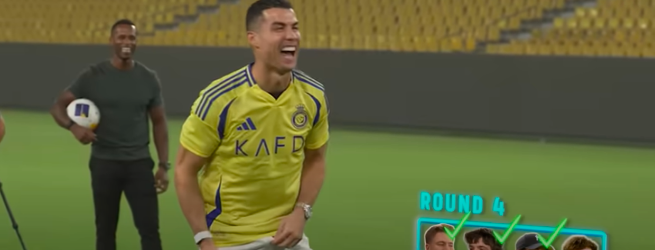 Cristiano Ronaldo reacts to Messi comment in MrBeast video