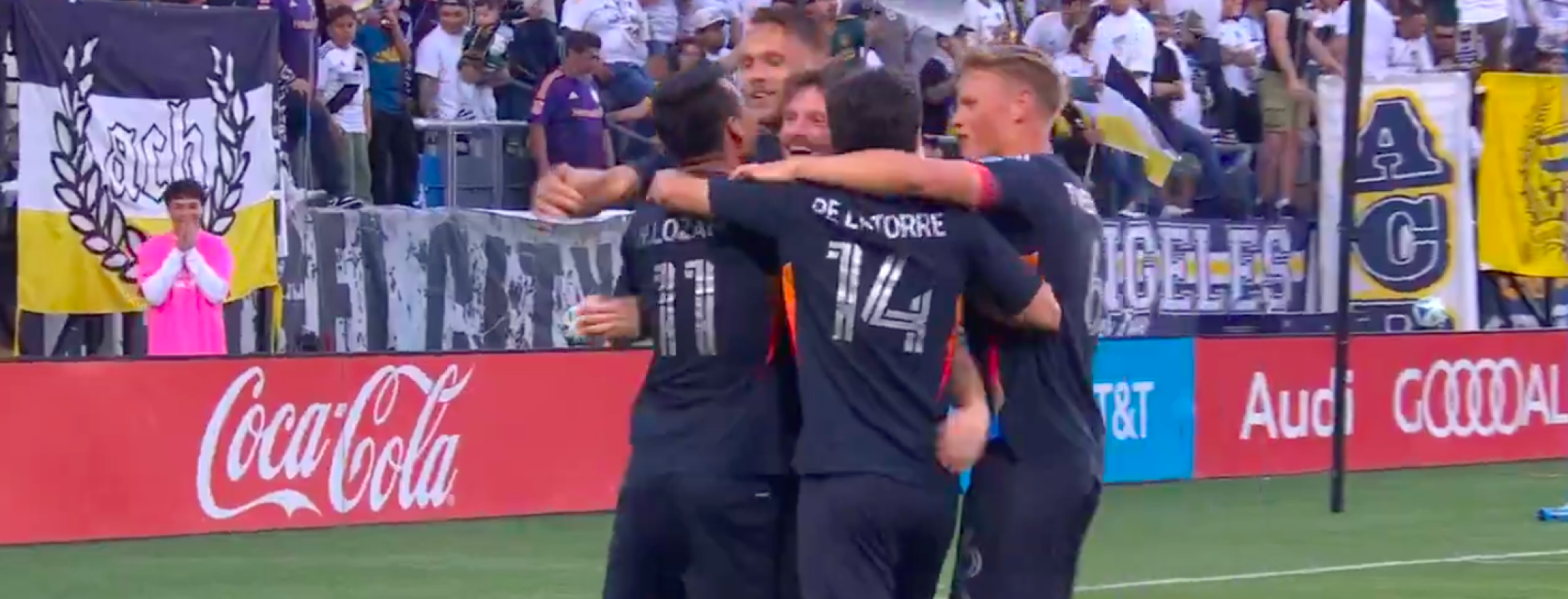 First San Diego FC goal in MLS history