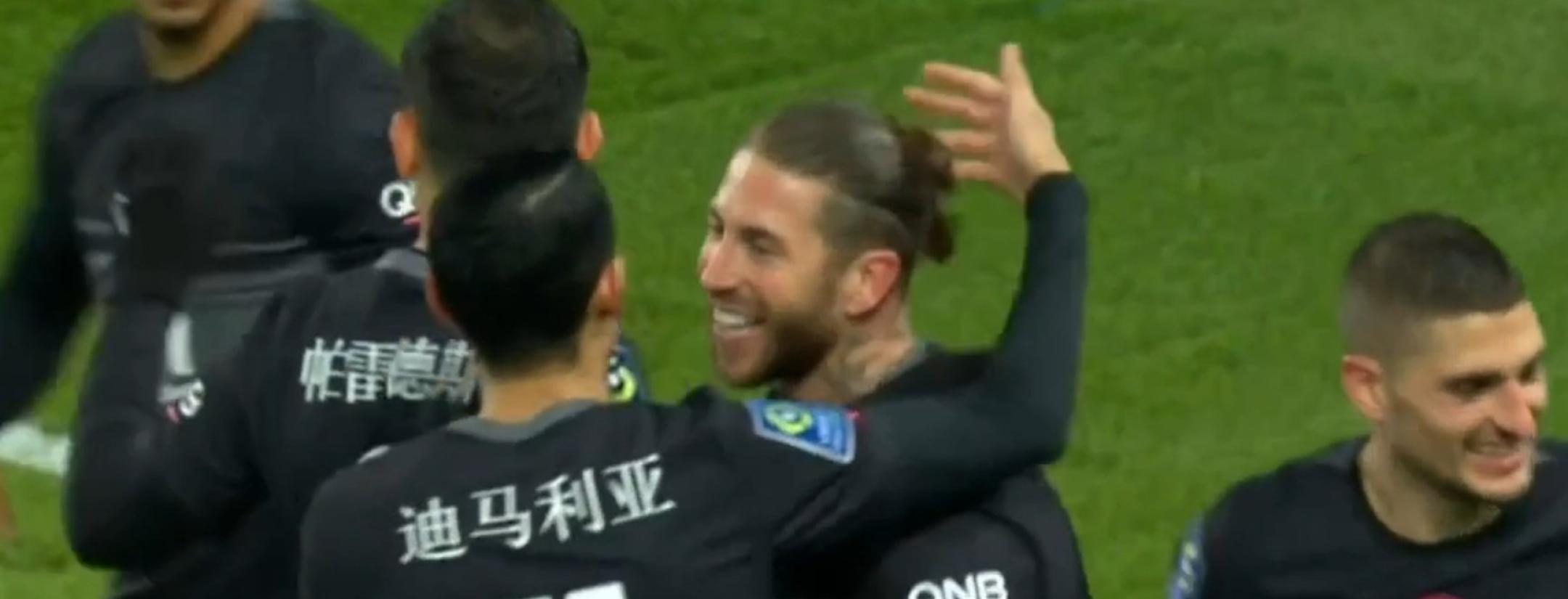 Sergio Ramos first PSG goal