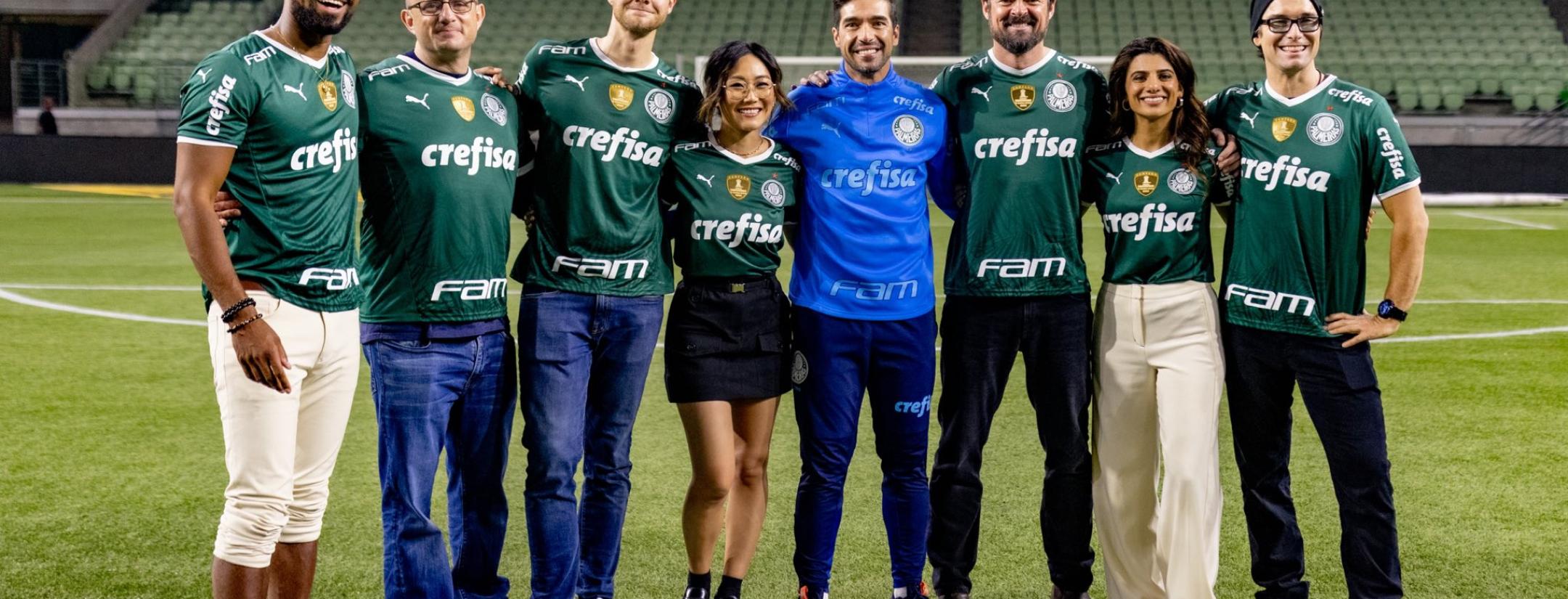 The Boys actors watch Palmeiras in Copa Libertadores
