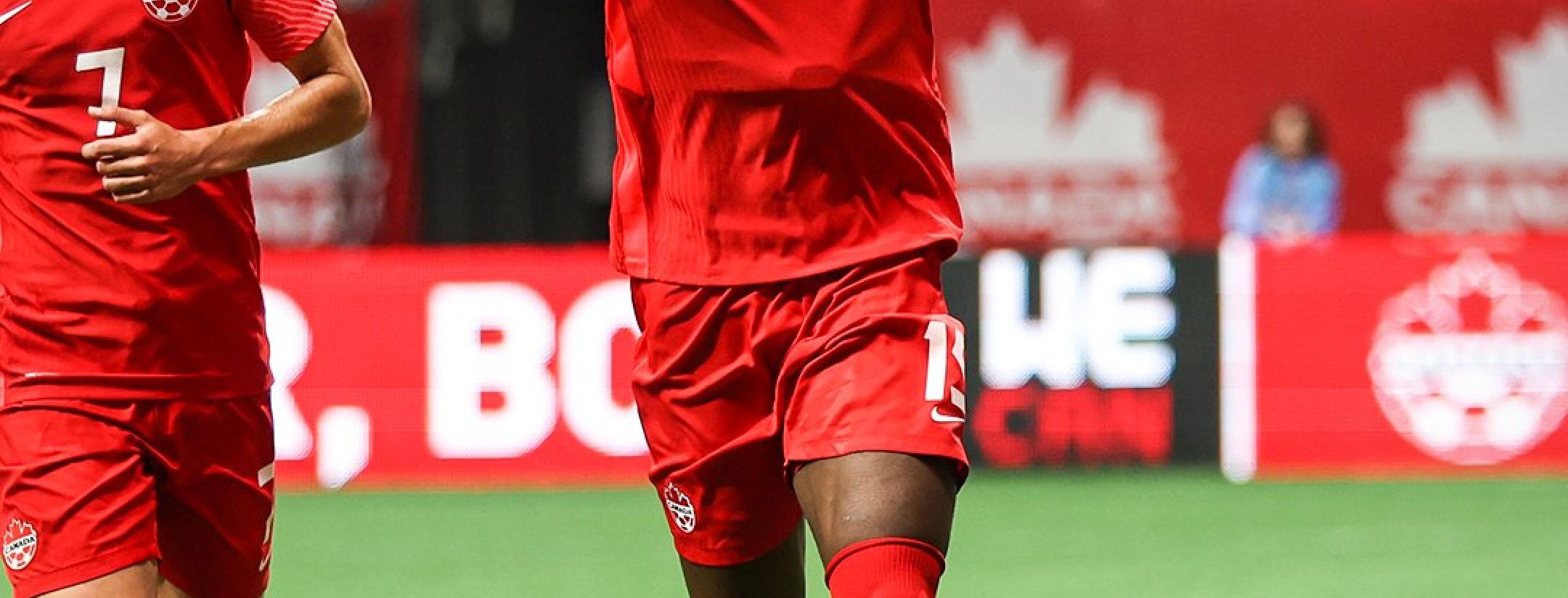 Alphonso Davies With Canada