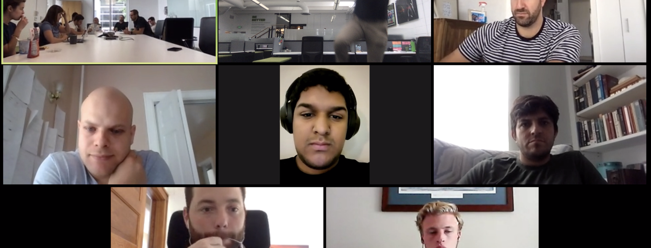 Guy Yells SUUU During Meeting