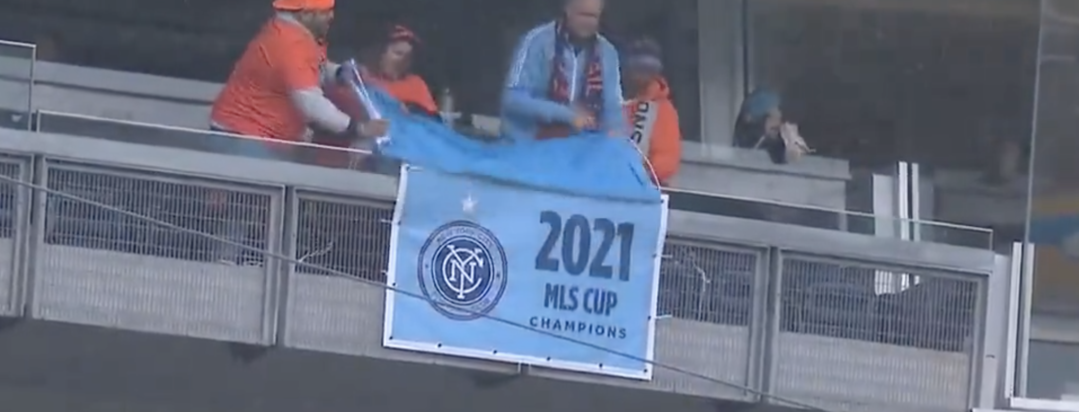 NYCFC Championship Banner Reveal