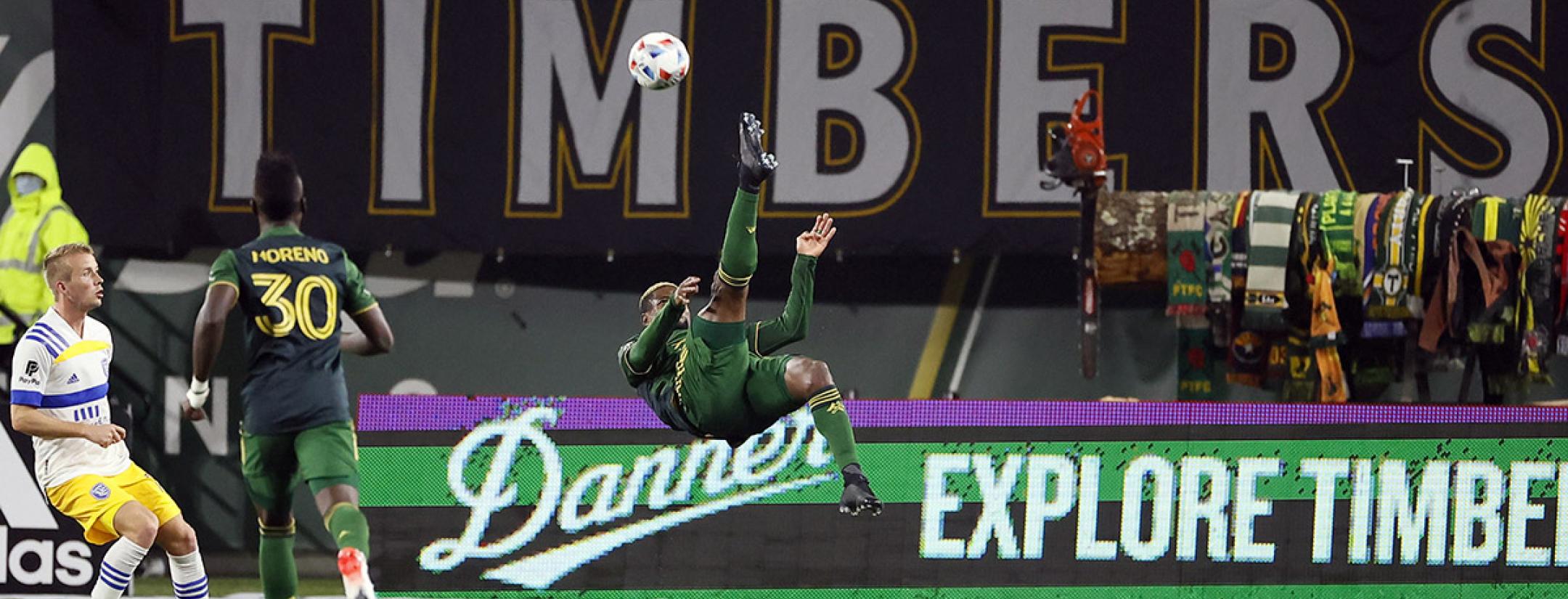 Portland Timbers Bicycle Kick