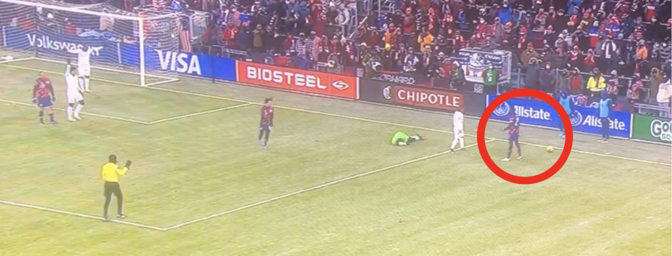 Tim Weah Sportsmanship