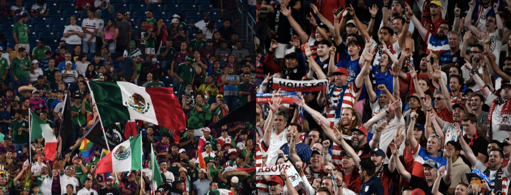USA Mexico Fans