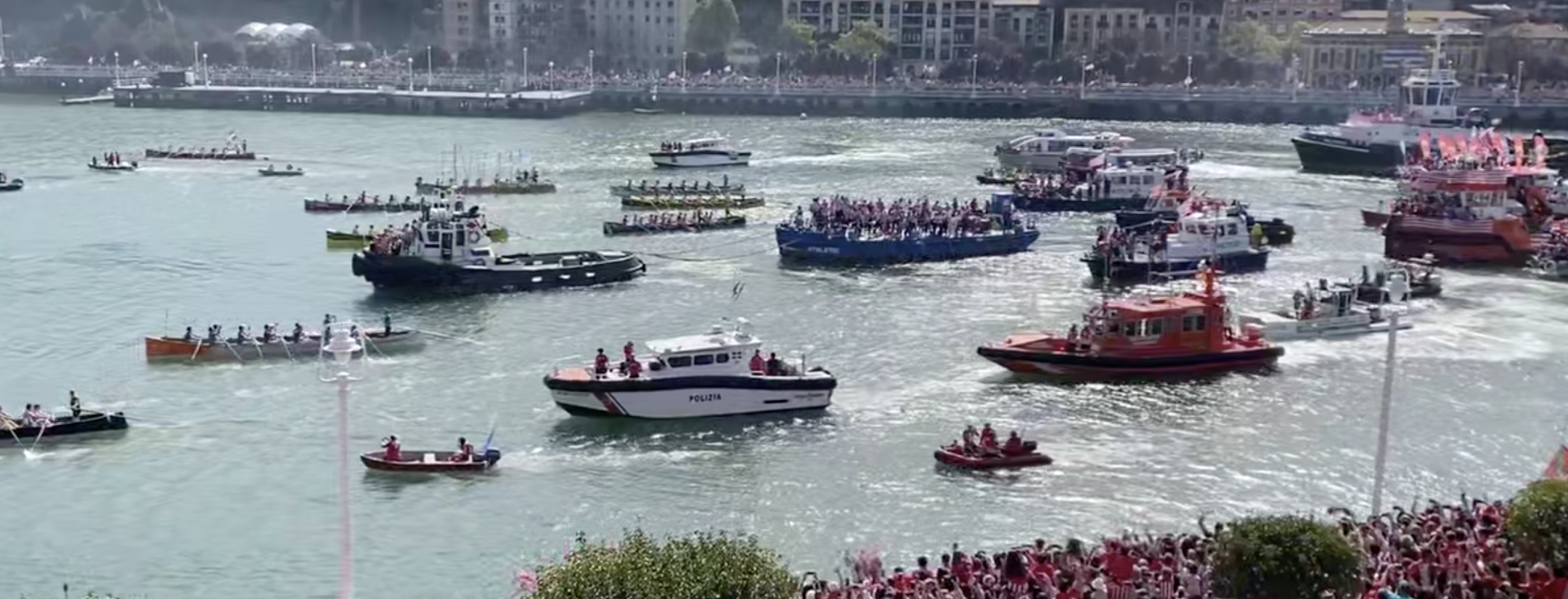 Athletic Club water parade