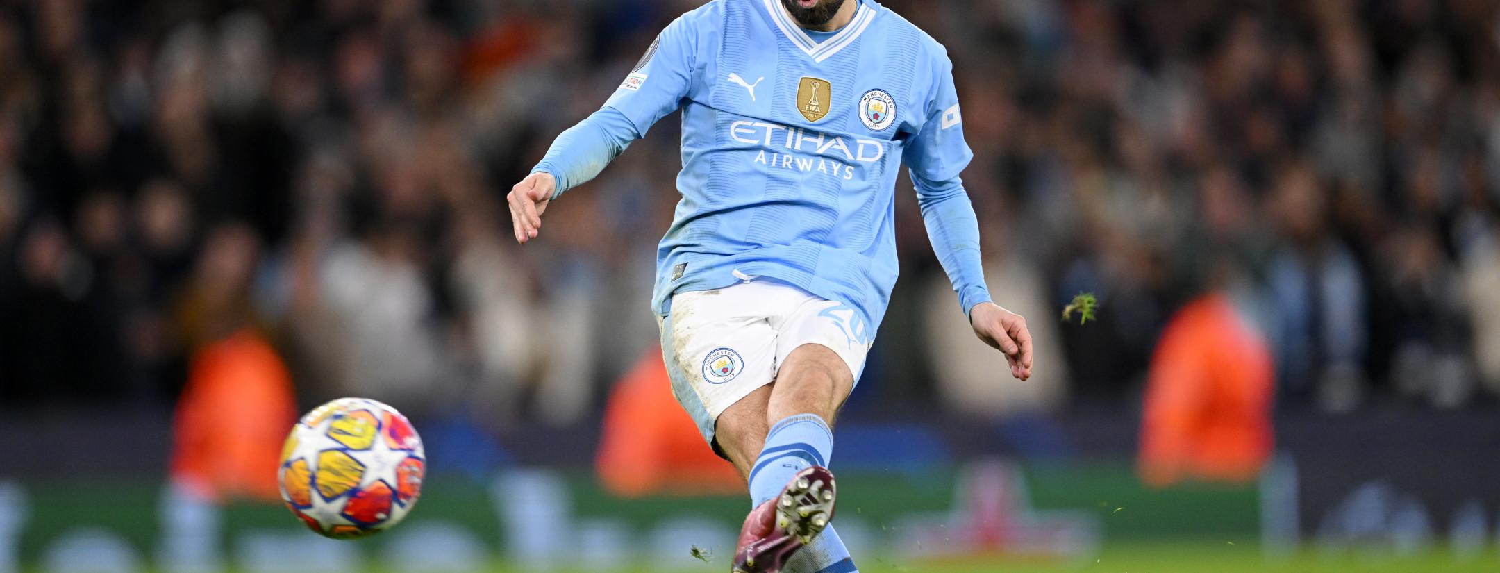 Bernardo Silva penalty vs Real Madrid