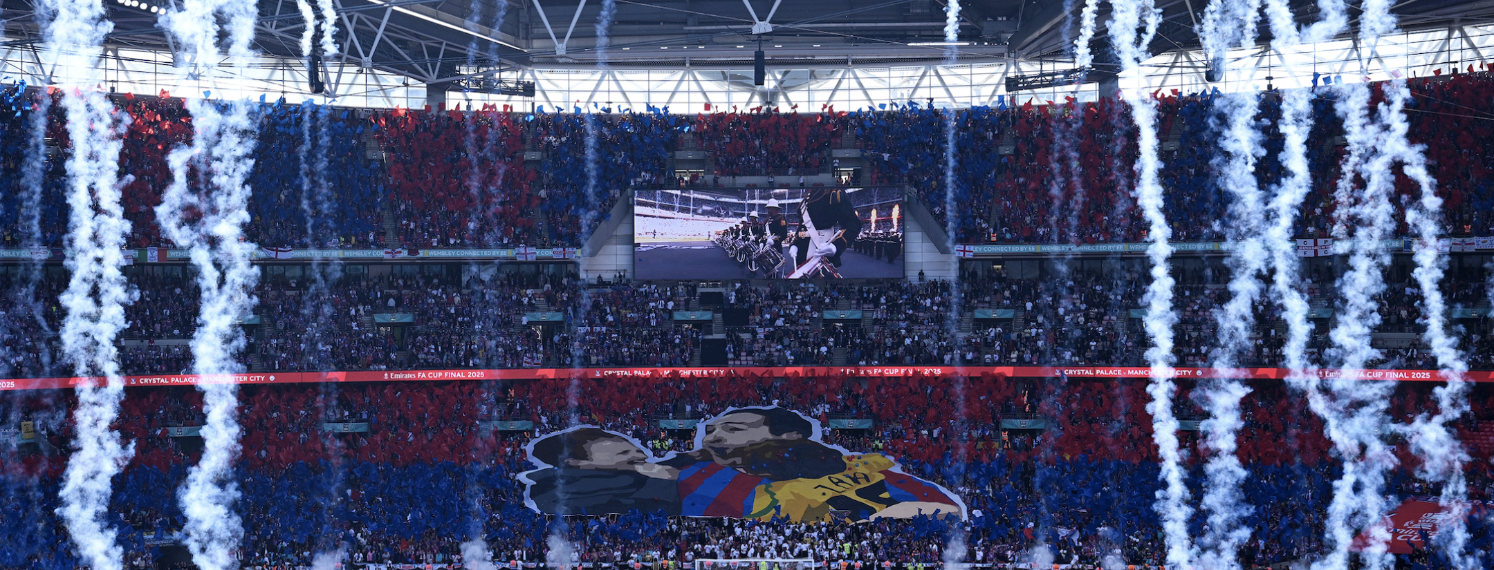 Crystal Palace FA Cup final tifo