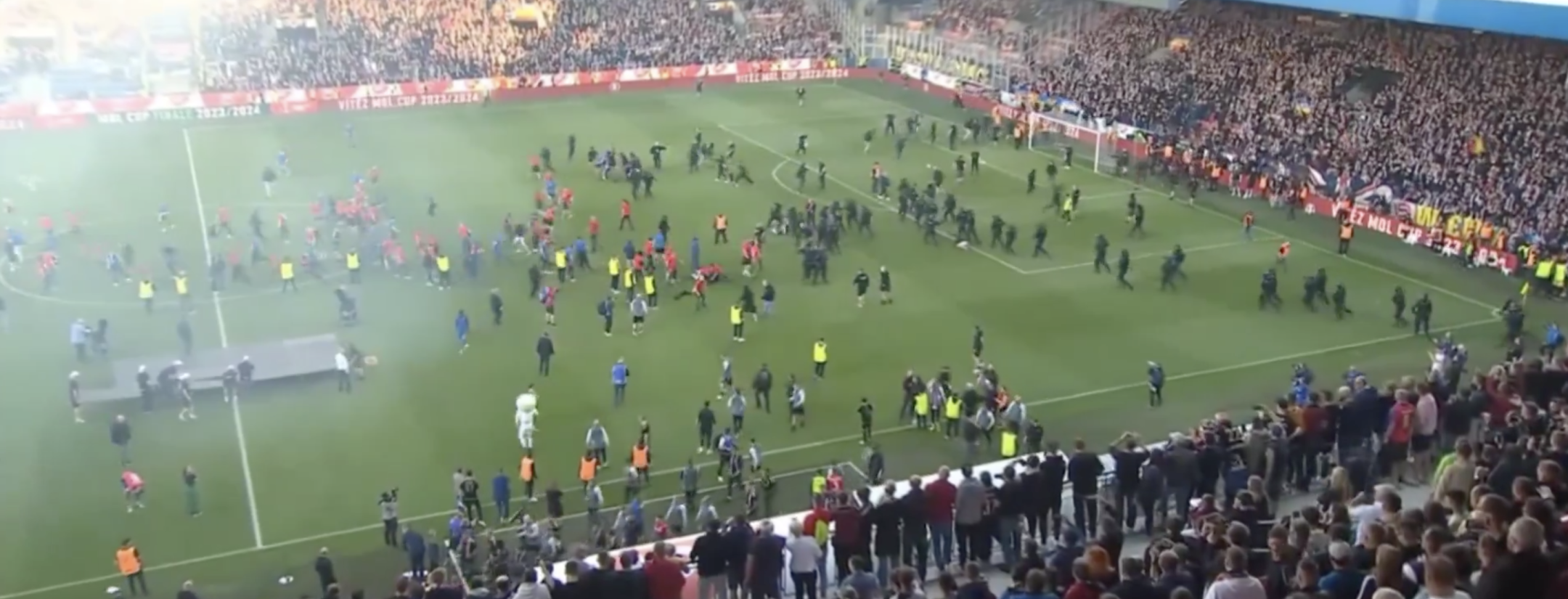 Czech cup final fight