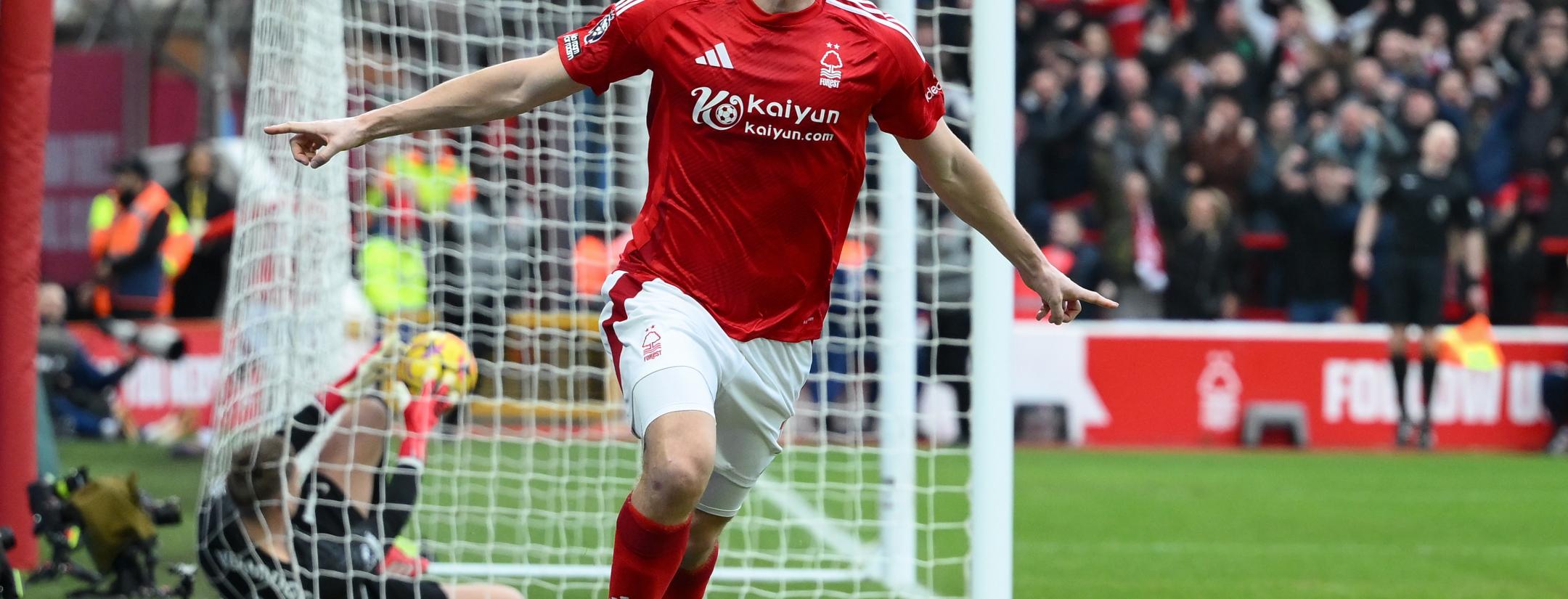 Forest goals vs Brighton