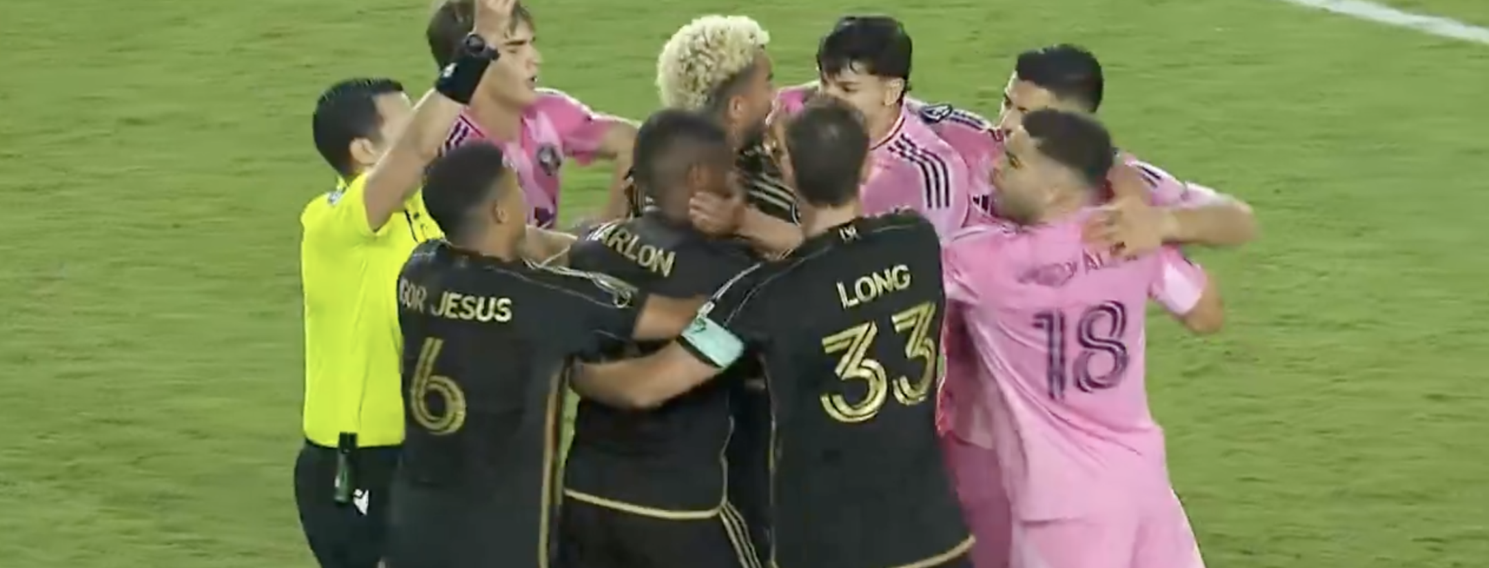 Inter Miami LAFC fight