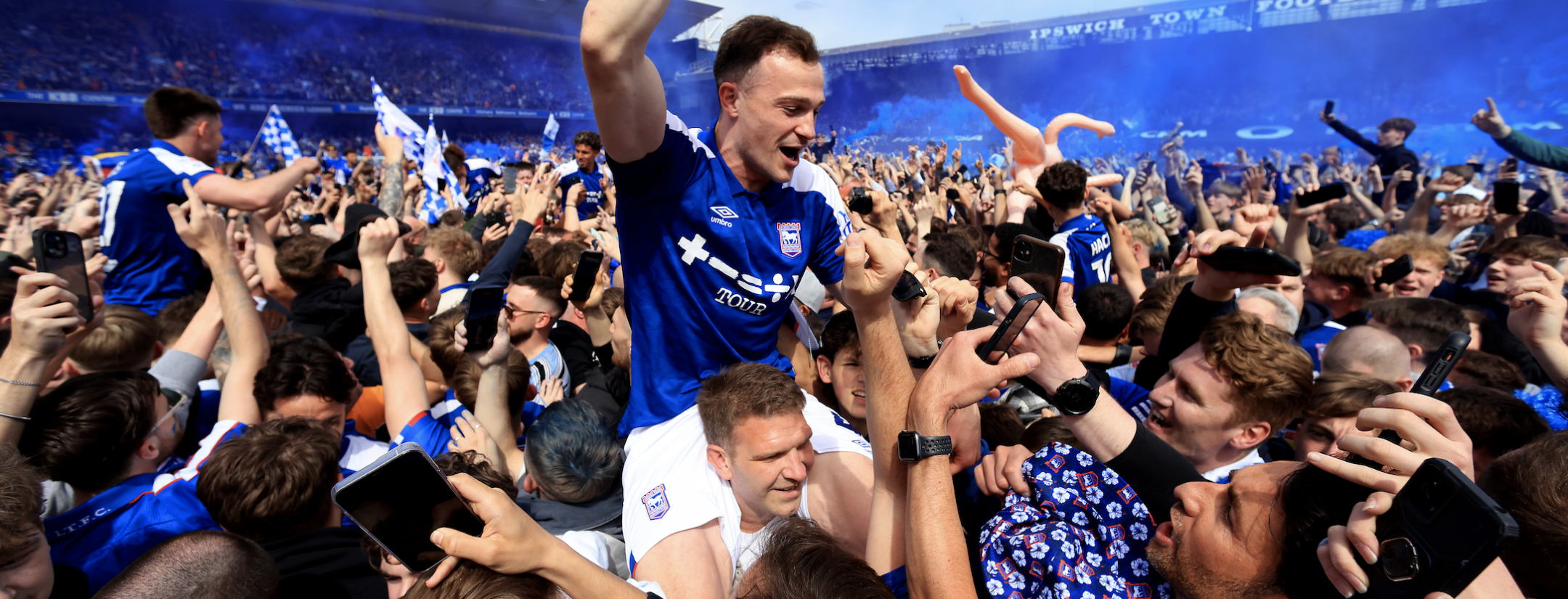 Ipswich Town promotion celebrations