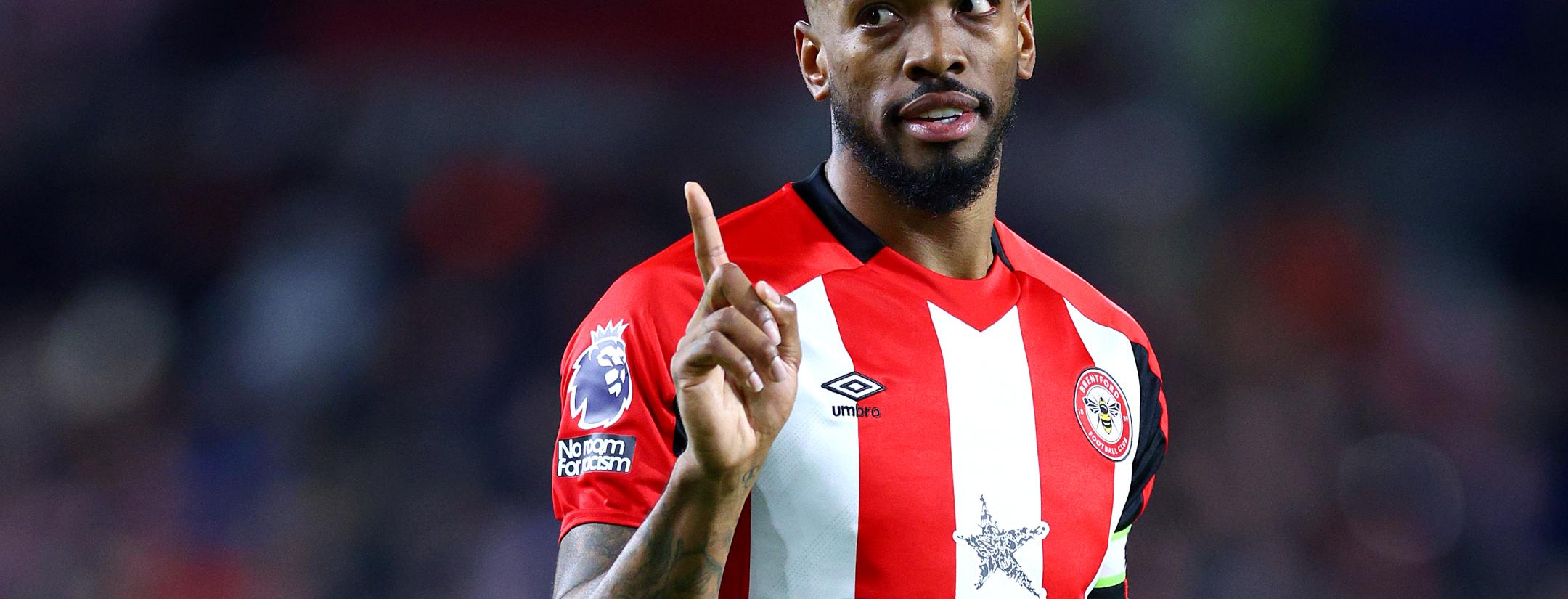 Ivan Toney free kick vs. Forest