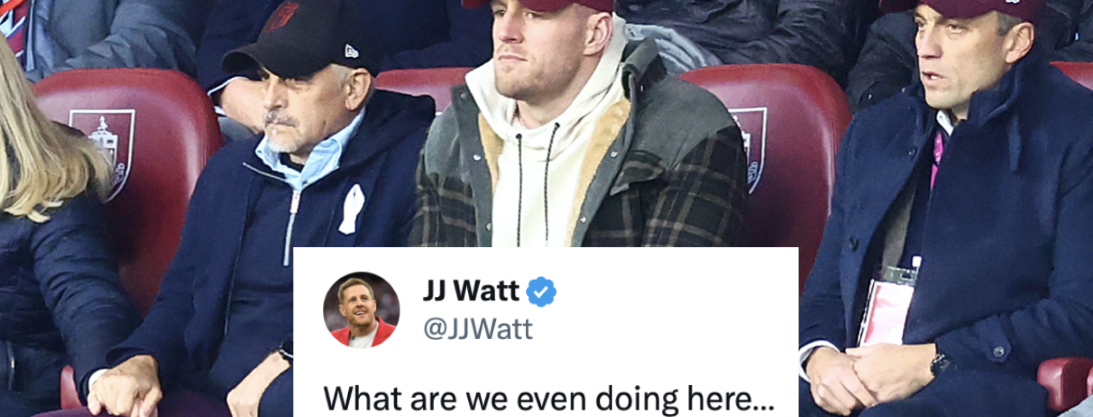 JJ Watt Luton Town goal reaction