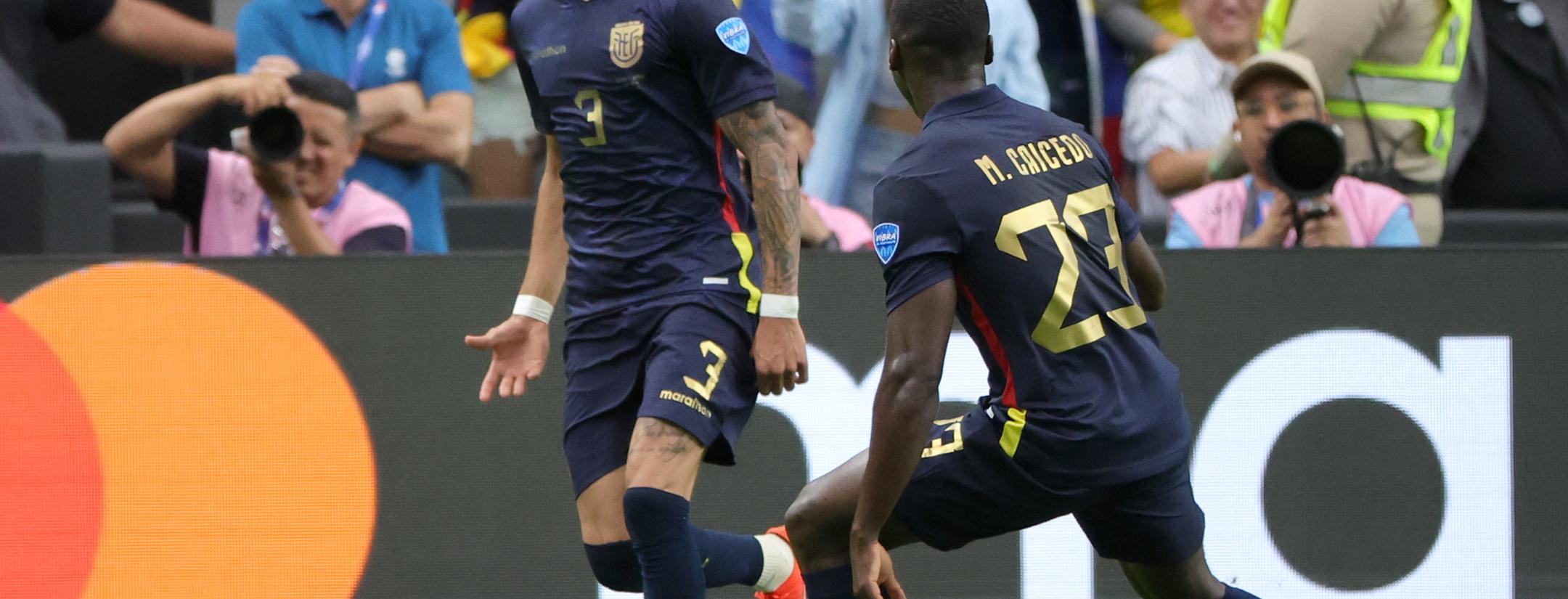 Jamaica own goal vs Ecuador