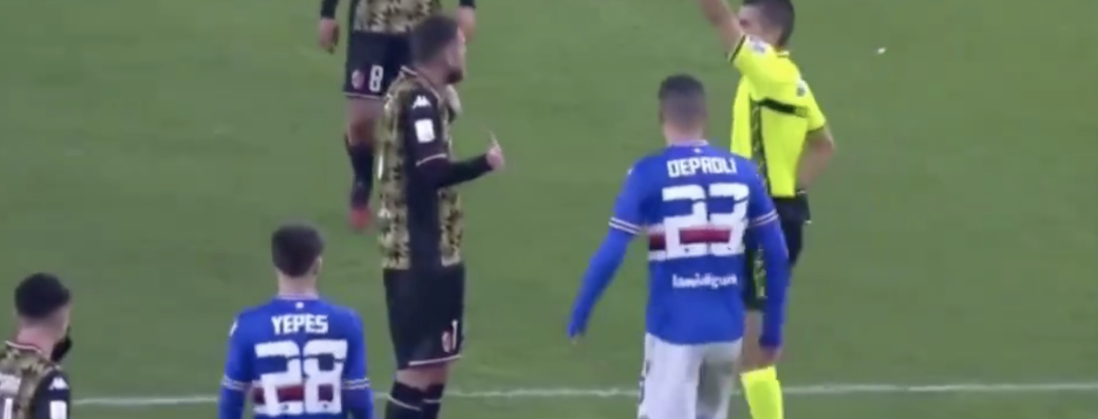 Jeremy Menez red card