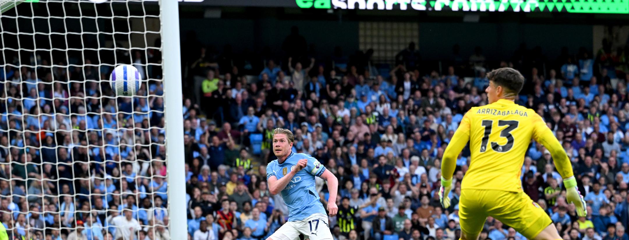 De Bruyne miss vs Bournemouth