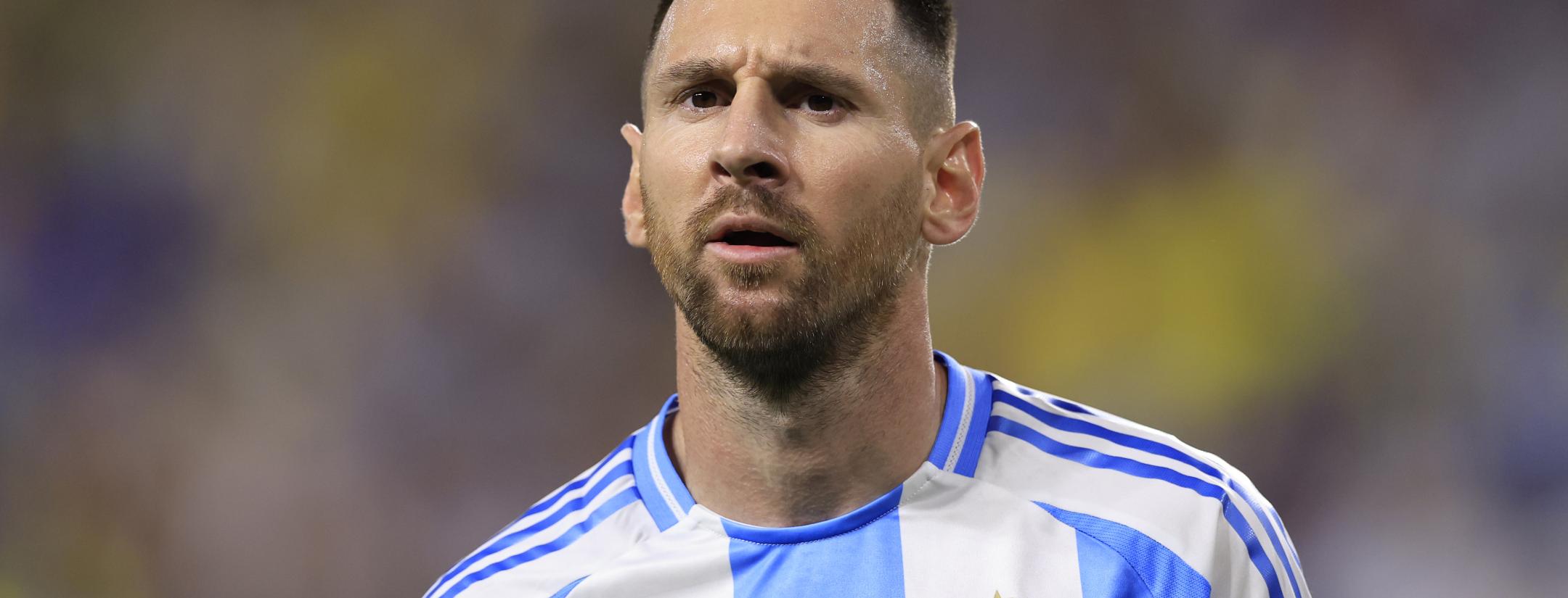 Messi not playing for Argentina