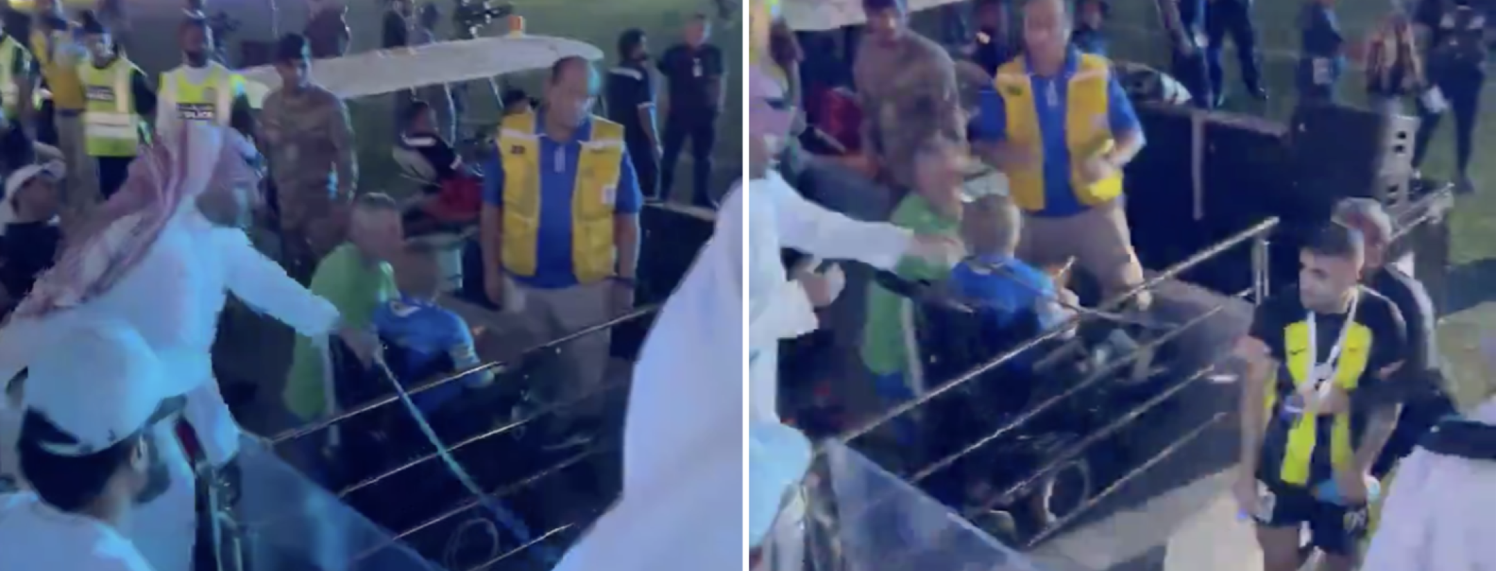 Saudi fan whips player in Super Cup final