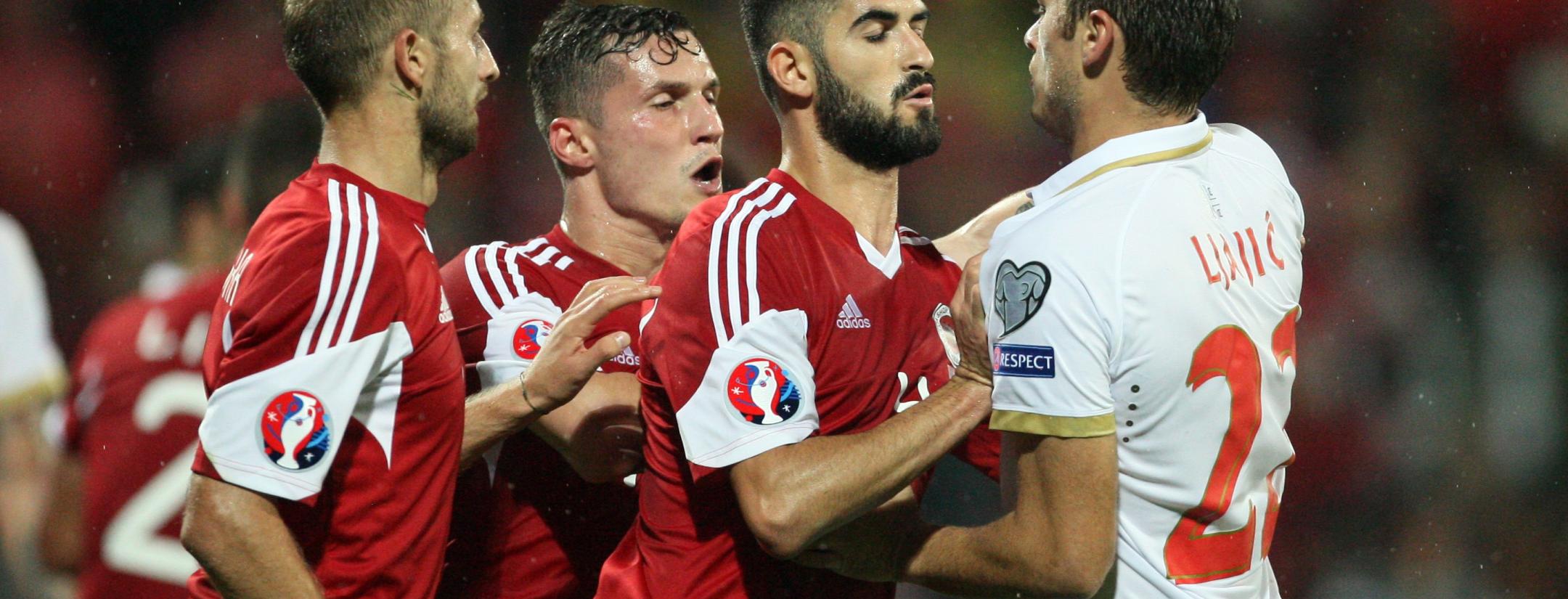 Serbia Albania World Cup qualifying group reaction