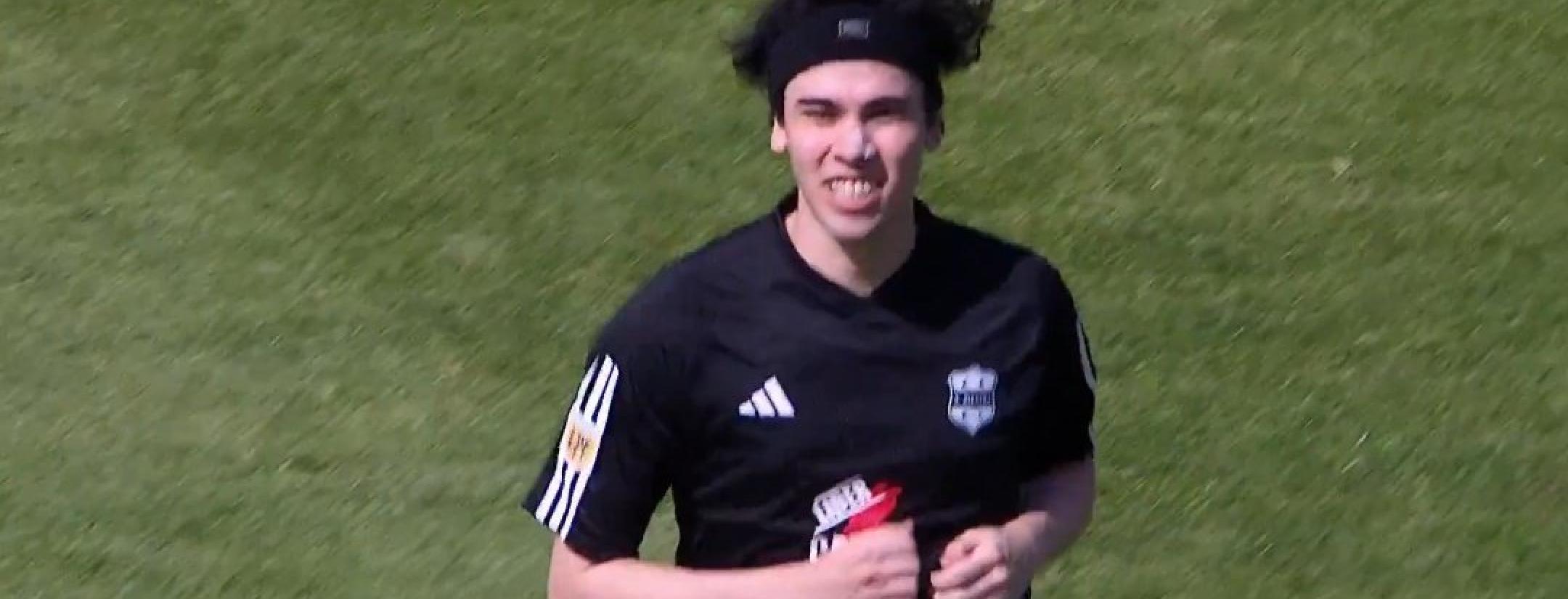 Spreen Argentina soccer stunt