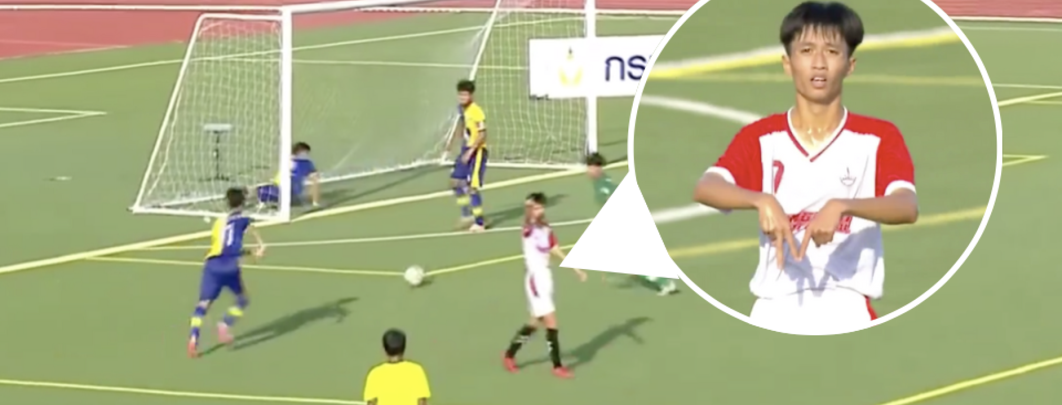 Thailand player celebrates early