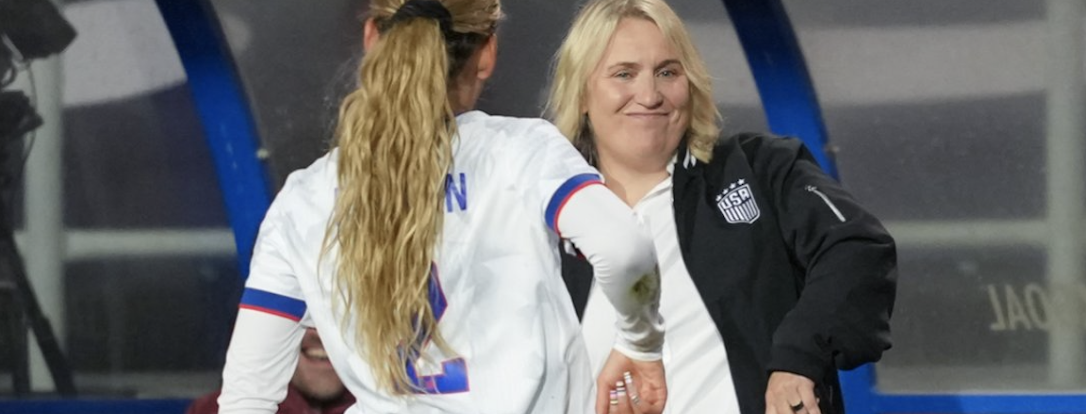 Trinity Rodman Emma Hayes dance