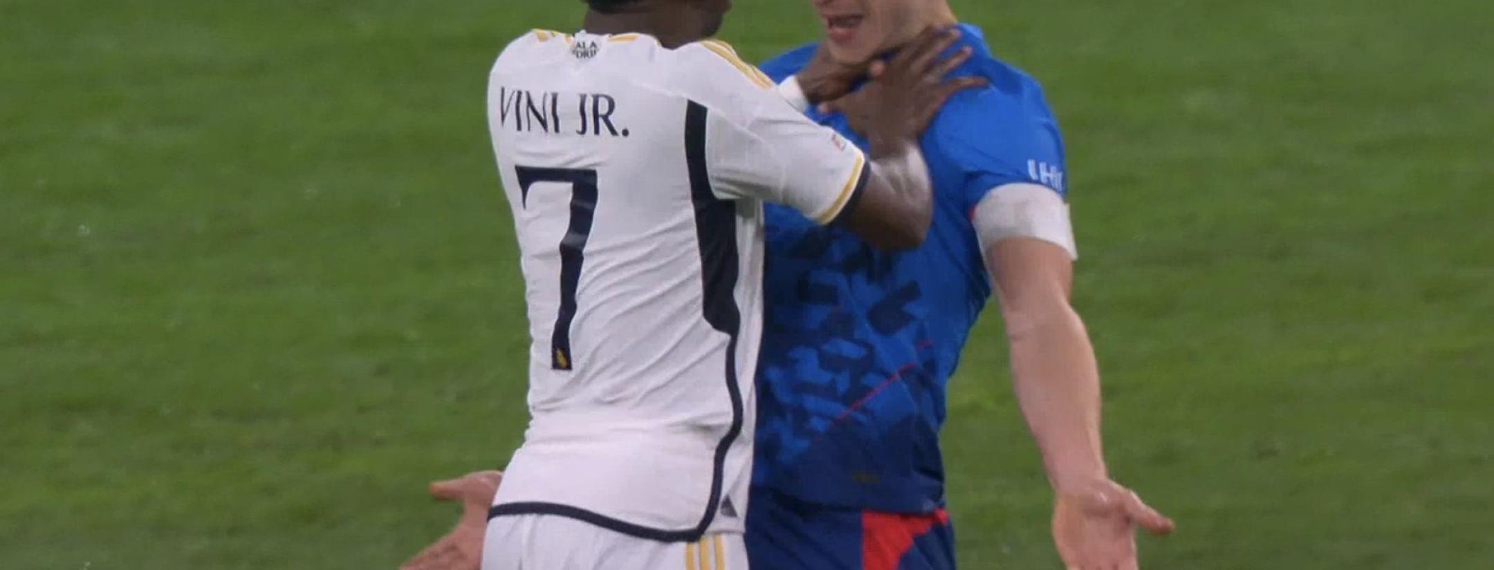 Vini Jr yellow card vs Leipzig