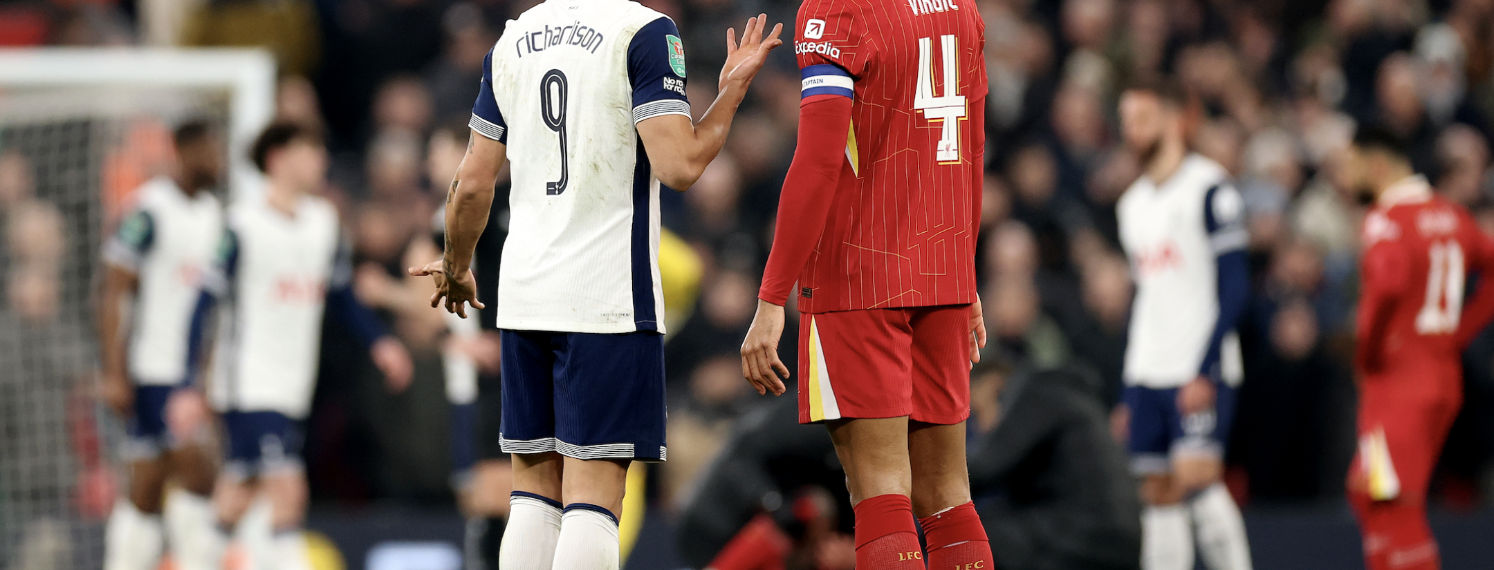 Virgil van Dijk Richarlison moment