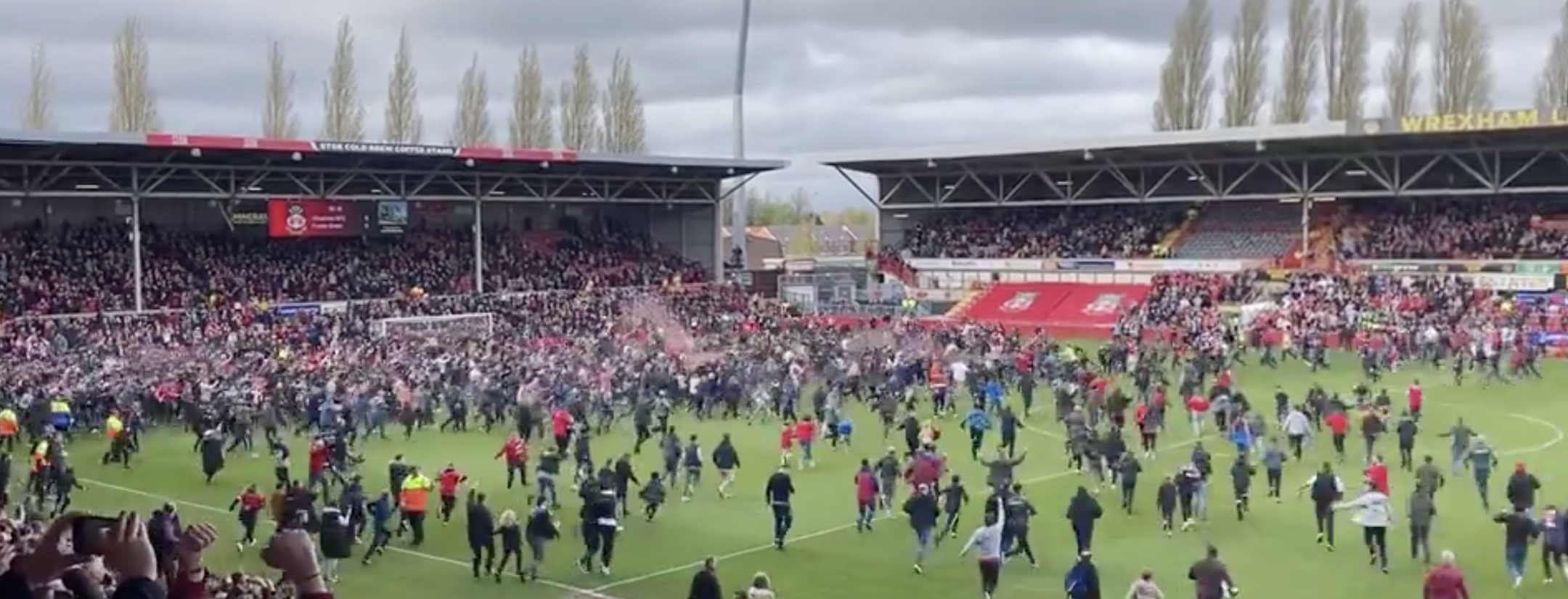 Wrexham promotion celebrations