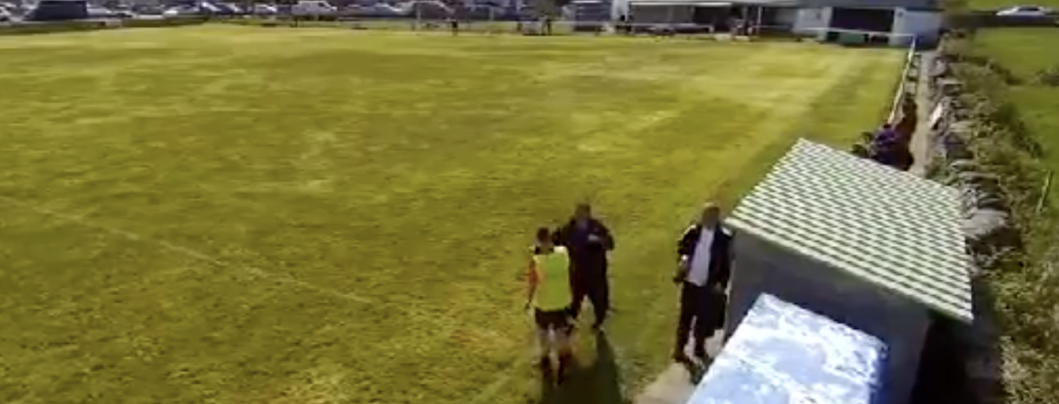 Coach punches linesman