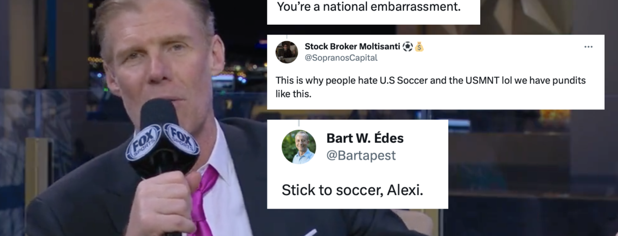 Alexi Lalas border tweet backlash