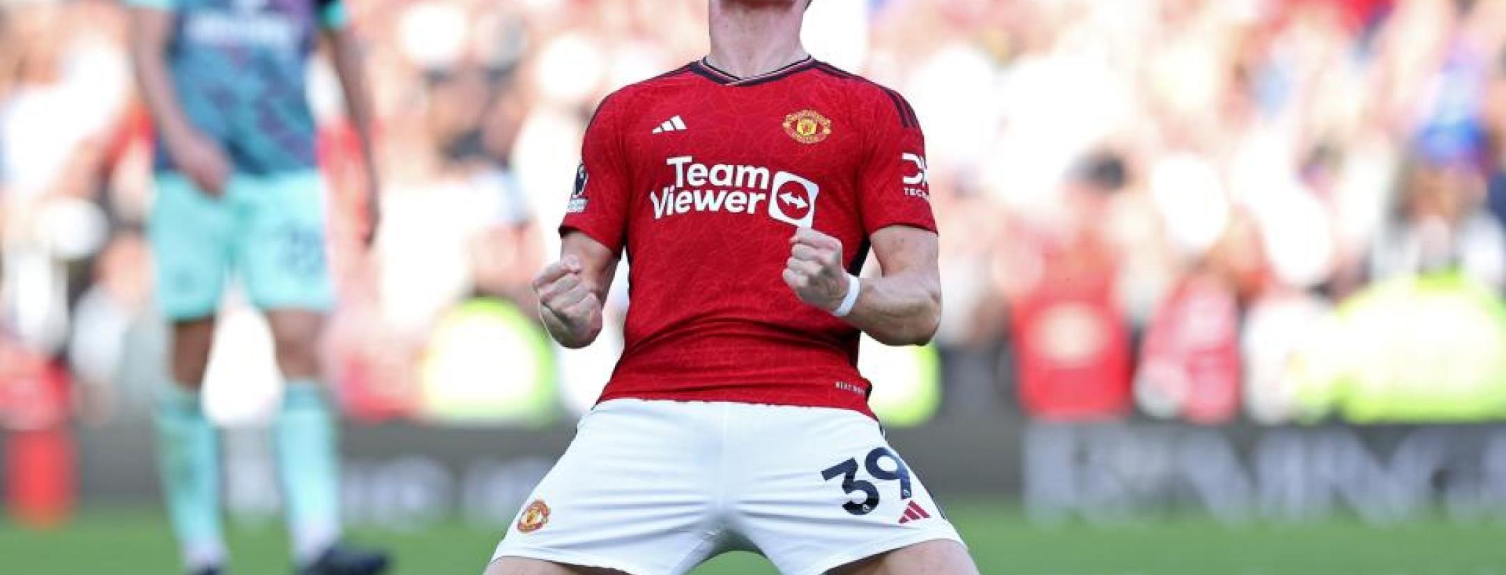 Scott McTominay scores twice in Manchester United comeback