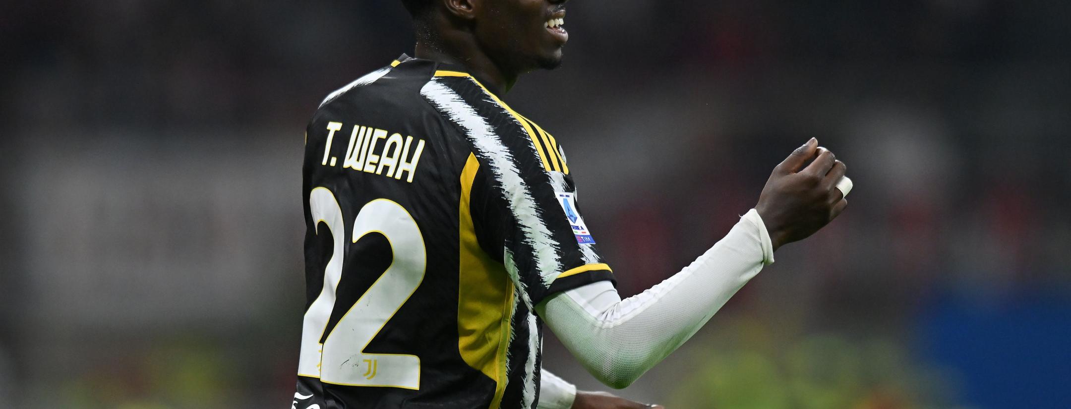 Weah assist vs Milan