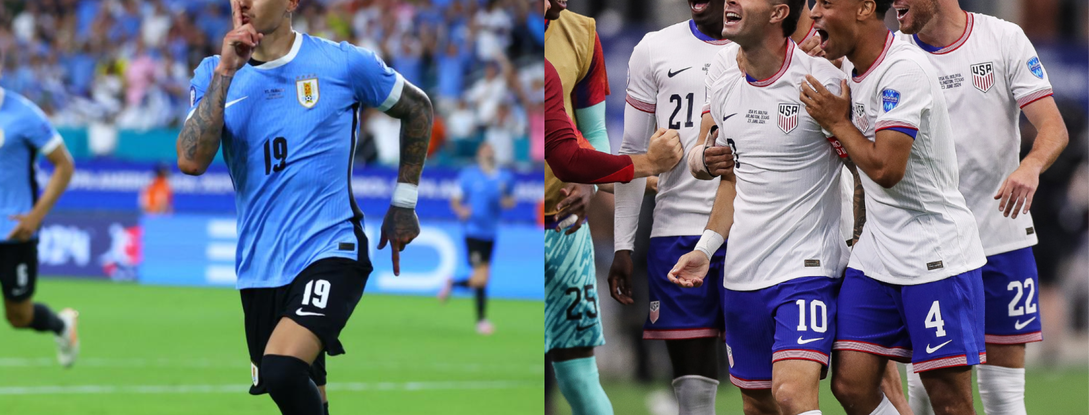 Betting odds for United States against Uruguay in Copa América.