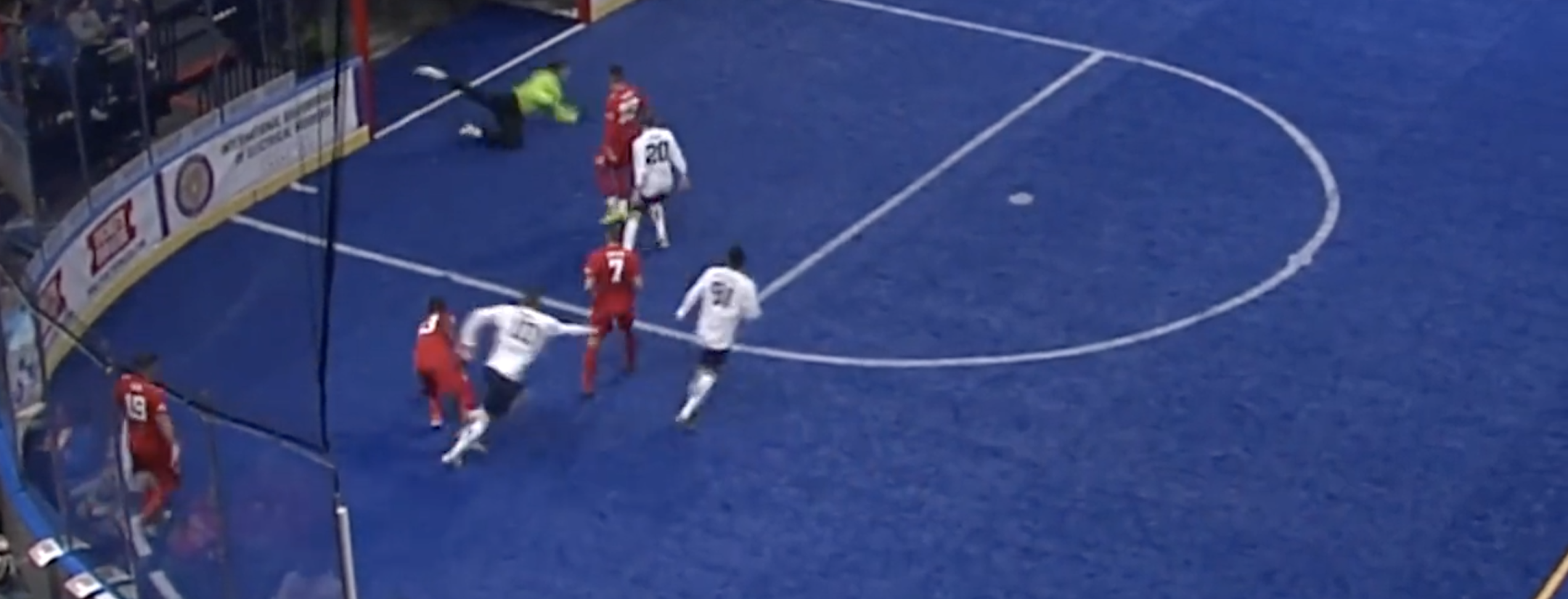 Watch: This indoor soccer goal will make your head spin