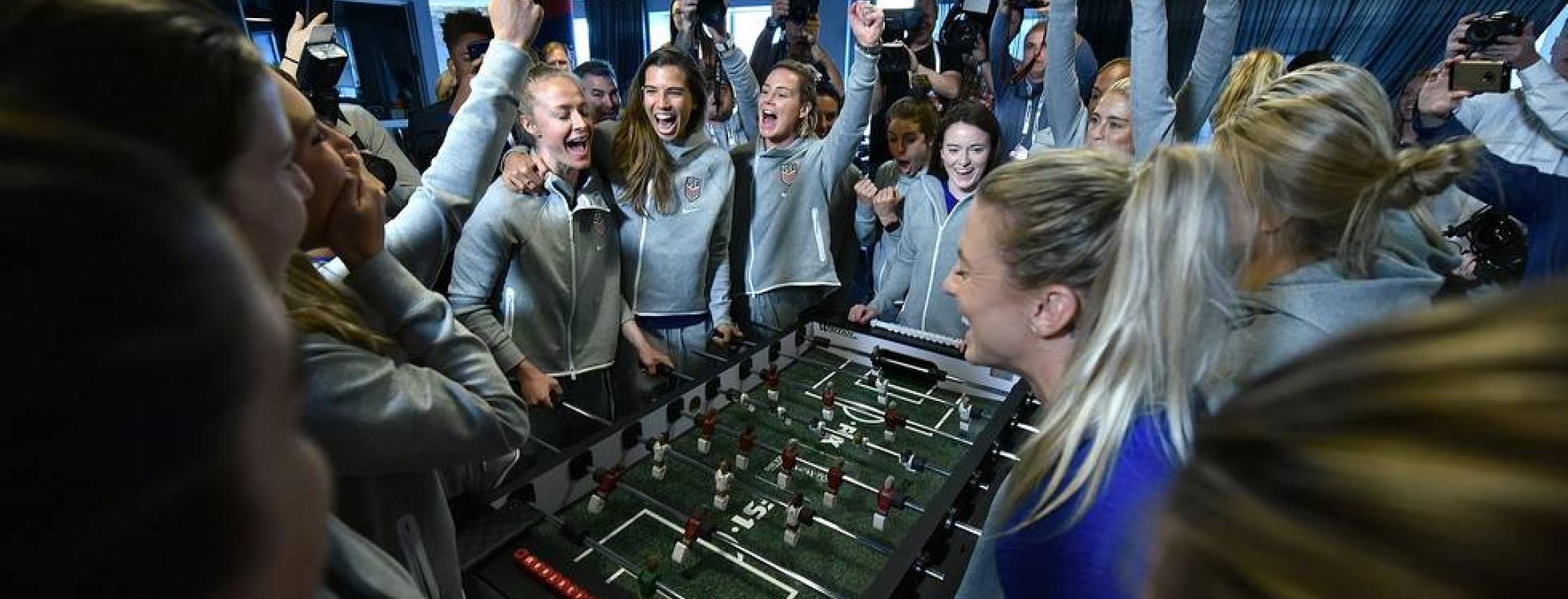 USWNT foosball table