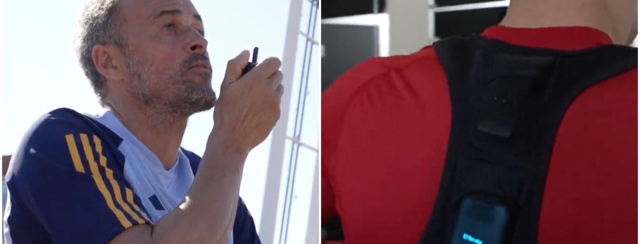 Walkie-talkies in the Spanish national team