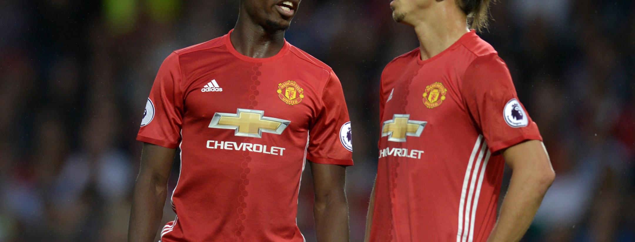 Zlatan and Pogba share harsh words