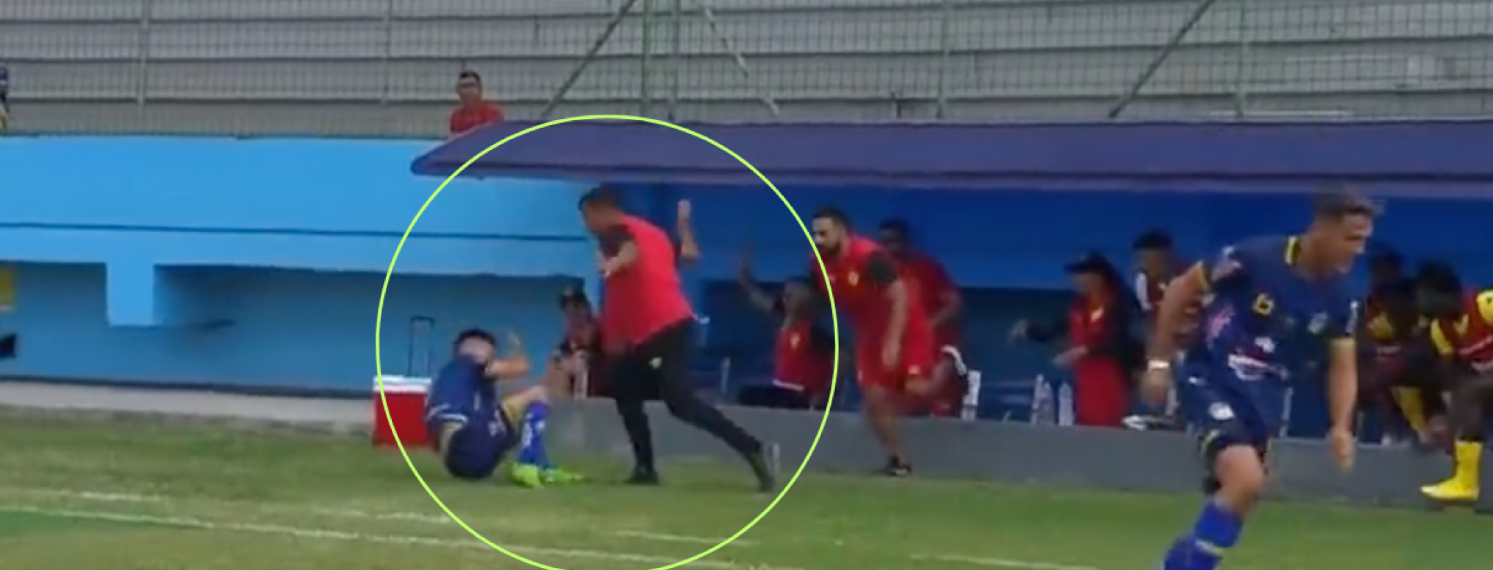 Coach punches players in Ecuador