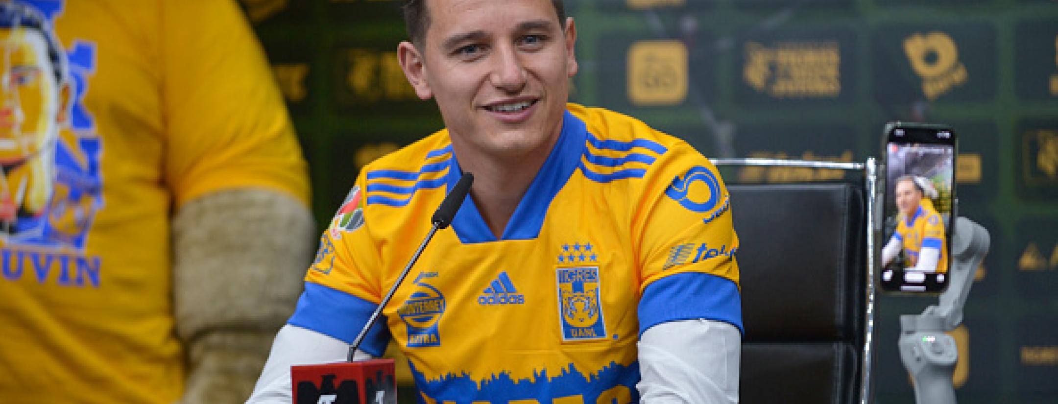 Florian Thauvin presentado como jugador de los Tigres