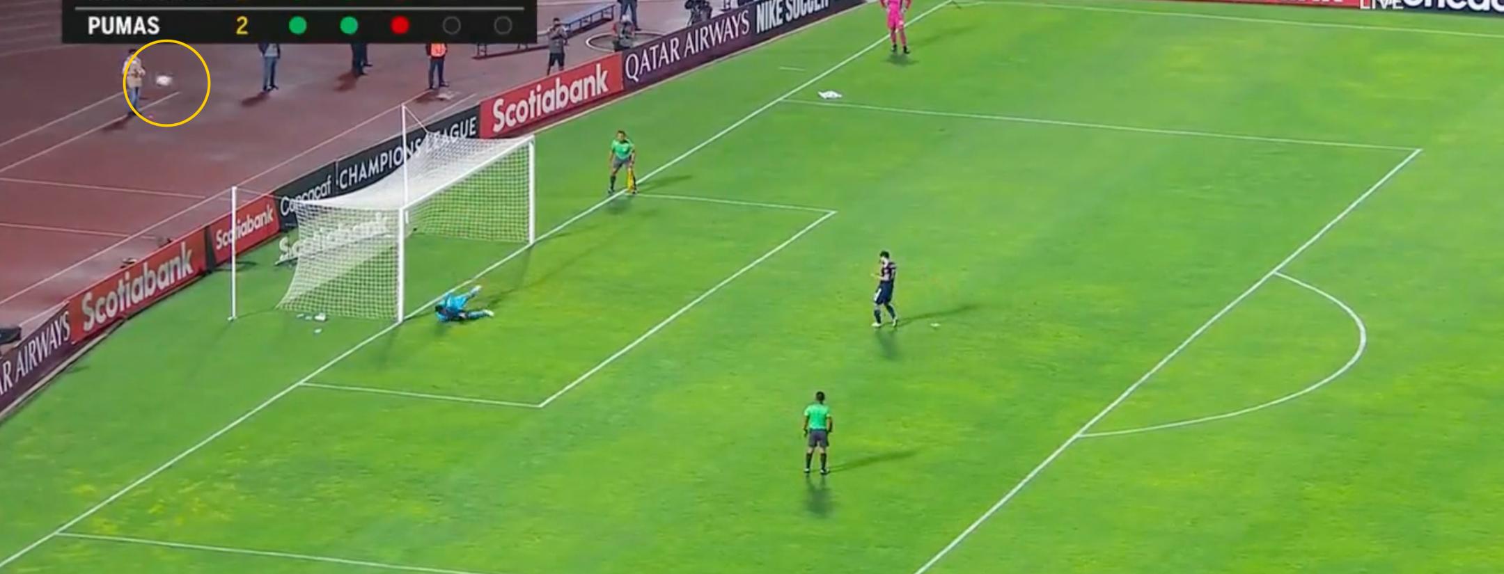 Sebastian Lletget Penalty Miss Vs. Pumas