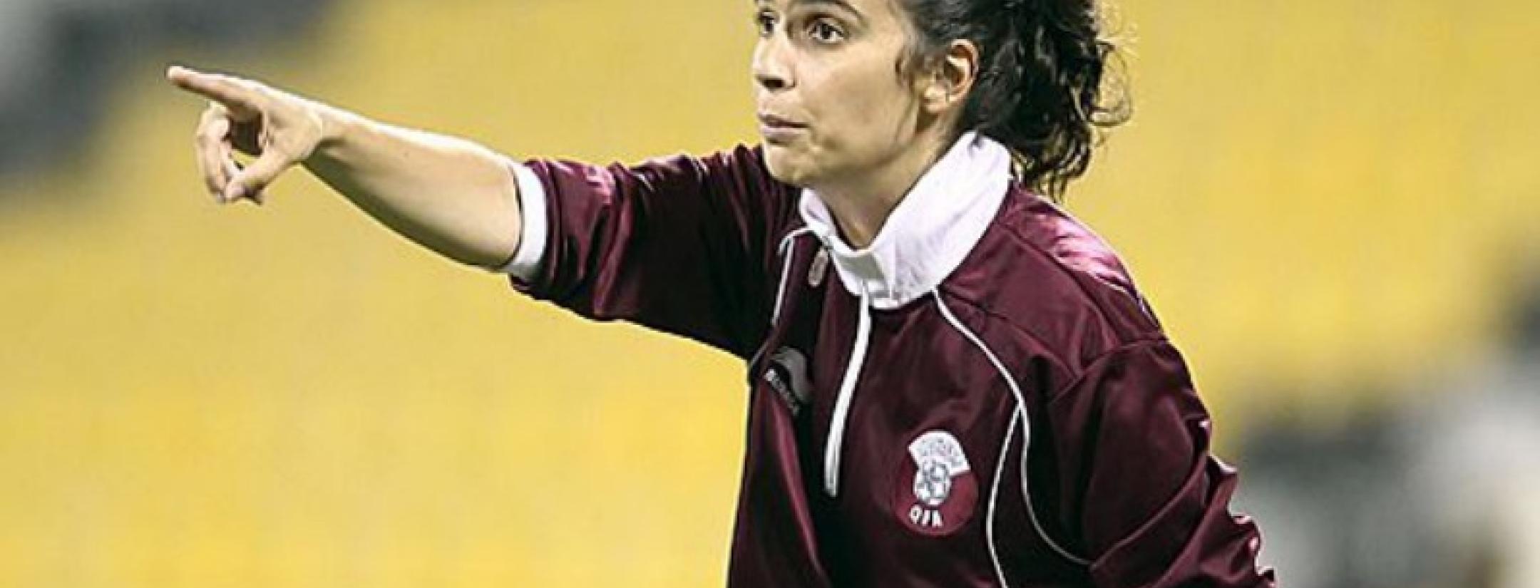 Helena Costa on the field